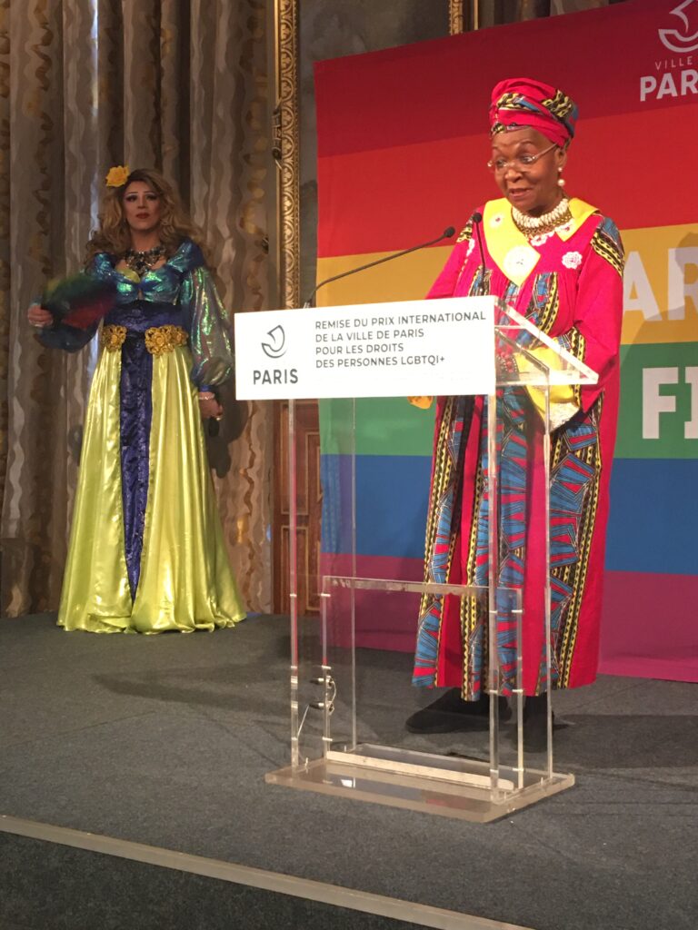Alice N'Kom est la présidente du jury du 5e Prix international de Paris pour les droits des personnes LGBTQI+