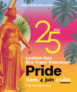 Affiche Marche des Fiertés Lille - édition 2022