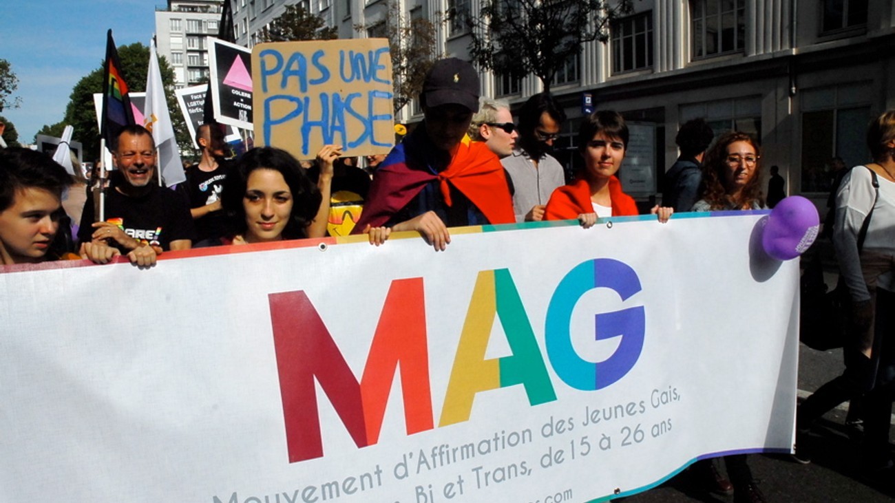 Marche lors de la journée de la bisexualité en 2017 - Jean-Benoit Richard