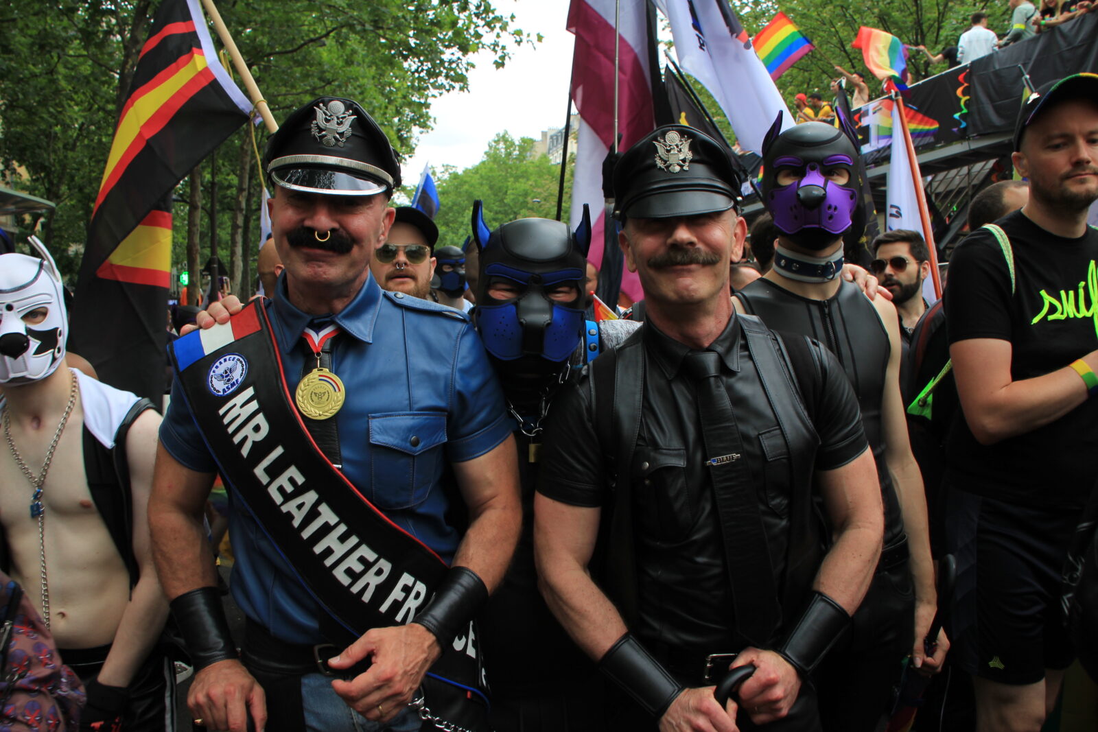 Mr Leather à la marche de Paris - Nicolas Maille