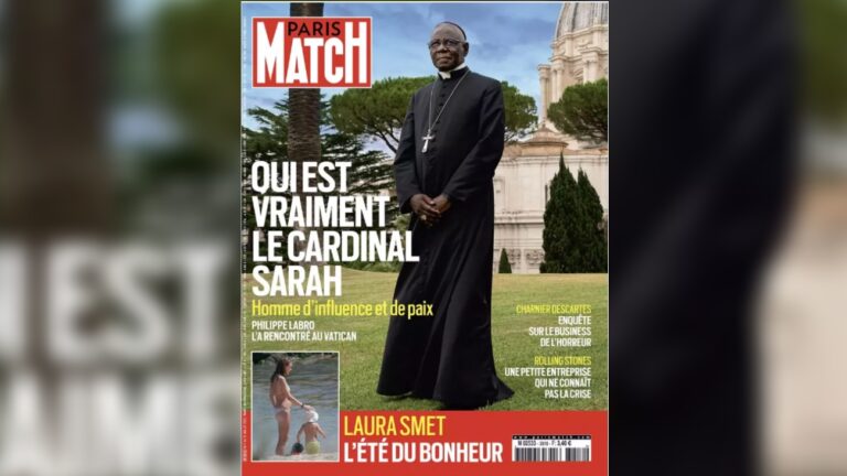 La une de l'hebdomadaire Paris Match d