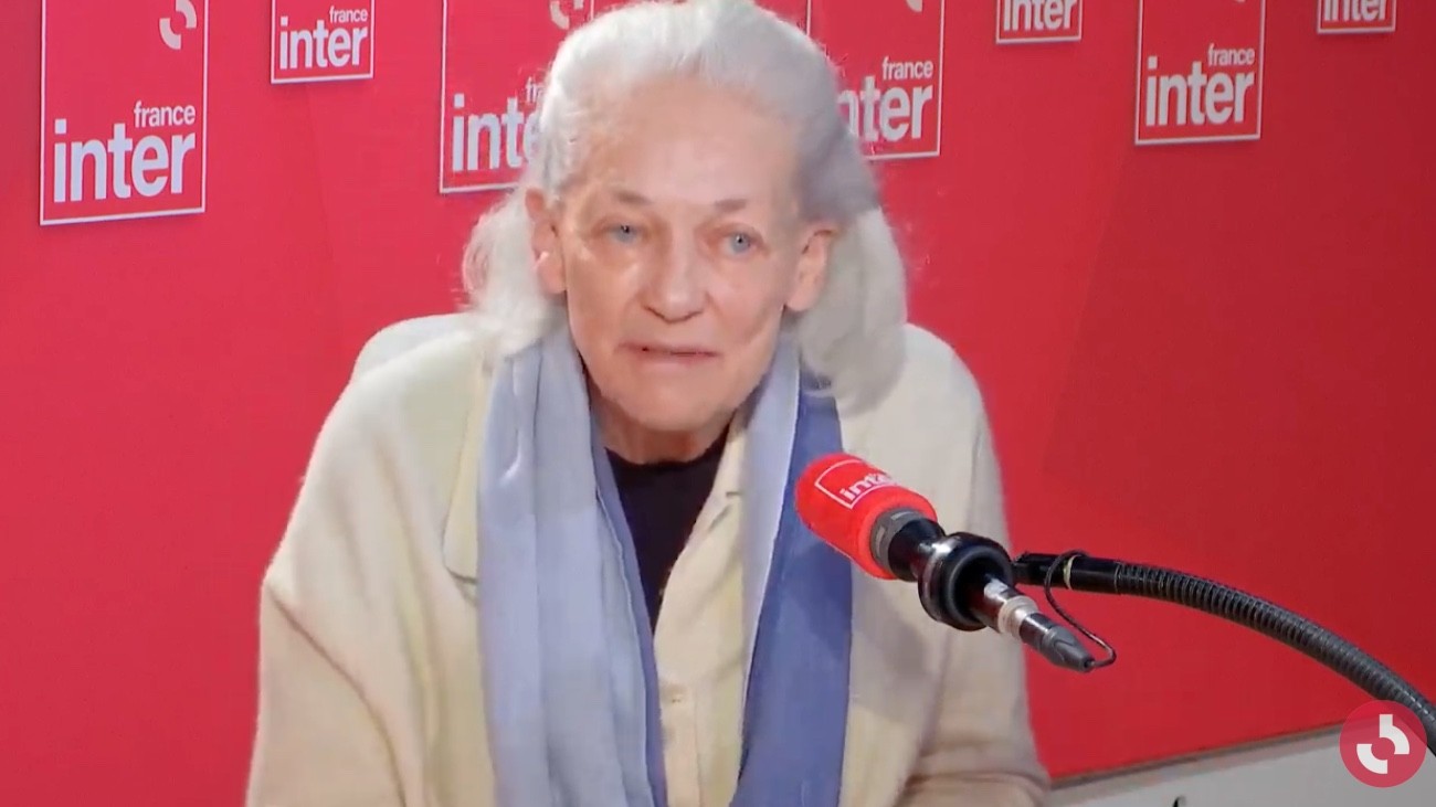 Elisabeth Badinter sur France Inter, le 28 septembre 2022 - Capture d'écran