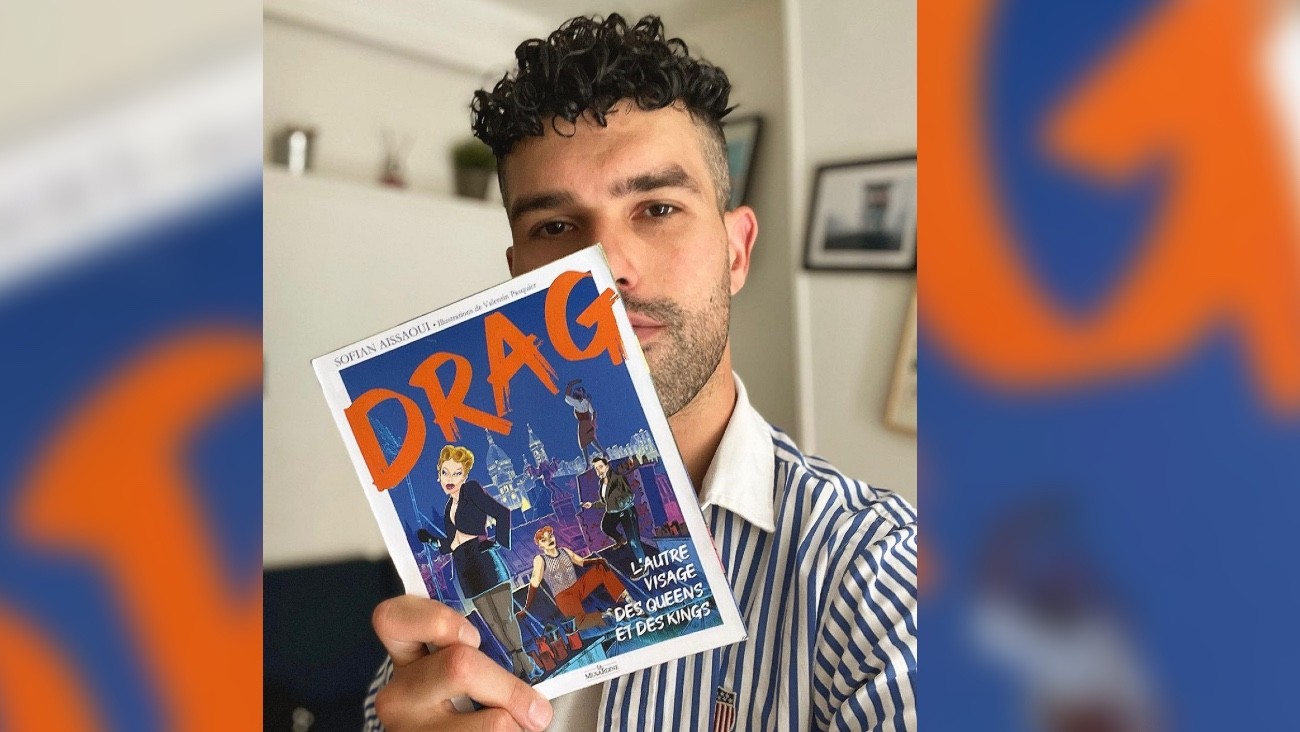 Sofian Aissaoui, auteur de « Drag, l'autre visage des queens et des kings » à La Musardine - DR