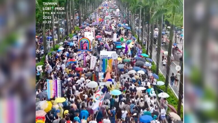 Taiwain pride, le 29 octobre 2022 - Capture ecran / instagram