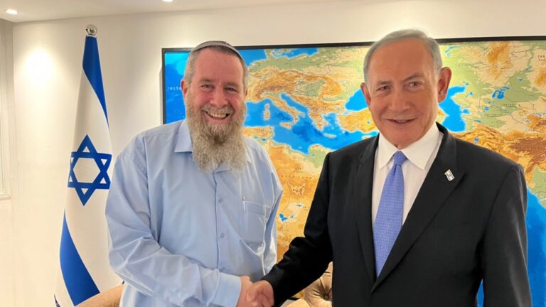 Avi Maoz et Benjamin Netanyahu - DR