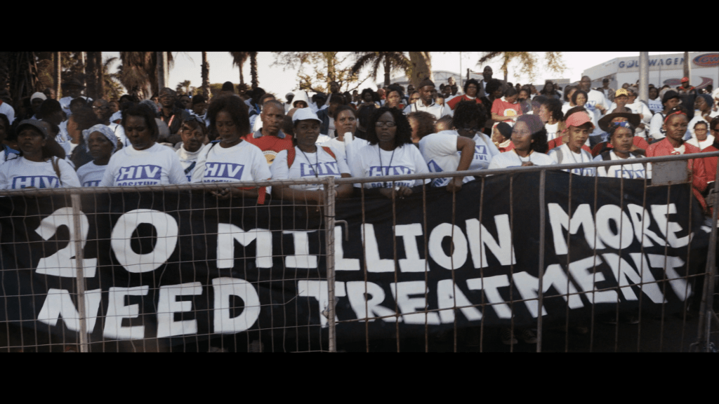 Image d'une manifestation à Durban, en Afrique du Sud- DR