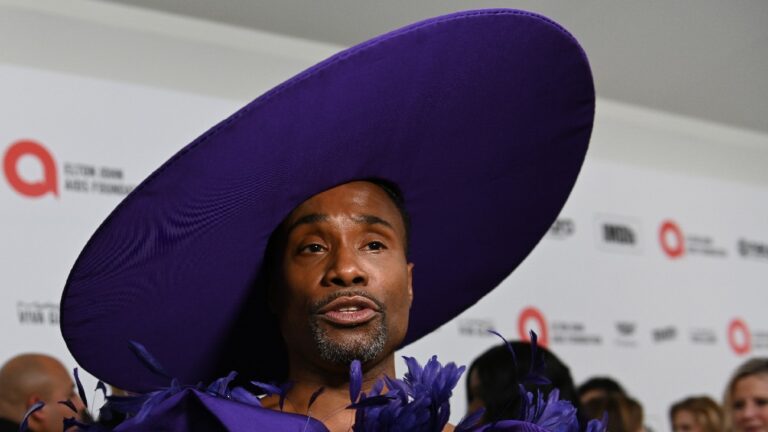 Billy Porter en 2020 sur le tapis rouge de la Fondation Elthon John contre le Sida - Silvia Elizabeth Pangaro / Shutterstock