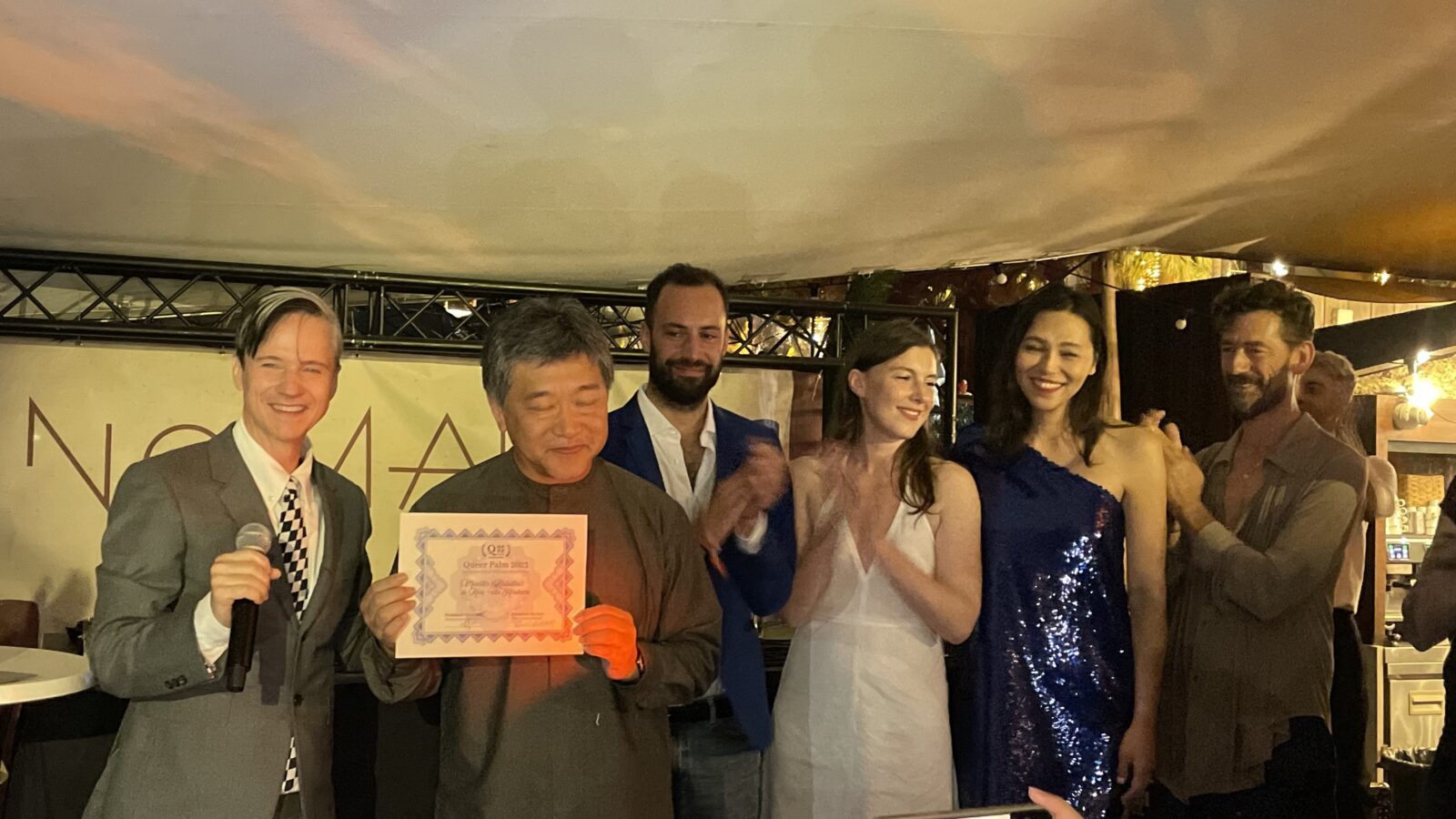 Hirokazu Kore-Eda avec le jury de la Queer Palm