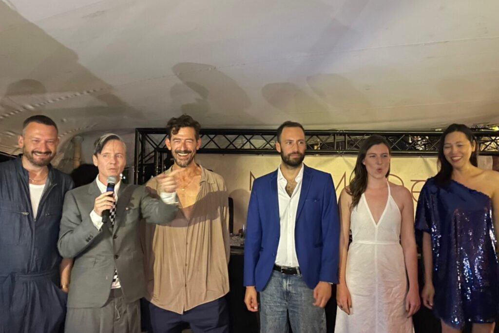 Franck Finance-Madureira (à gauche) et le jury de la Queer Palm 2023 - Jolan Maffi pour Komitid 
