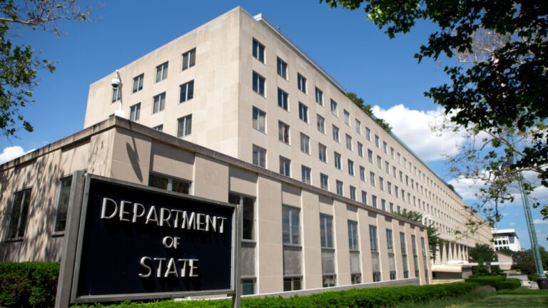 Le Département d'Etat états-unien à Washington, en 2014