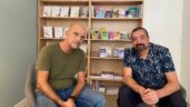 David Friboulet et Antonio Alexandre, dans les locaux de l'ENIPSE à Paris, le 25 juillet 2023