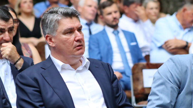 Le président croate Zoran Milanovic en 2022