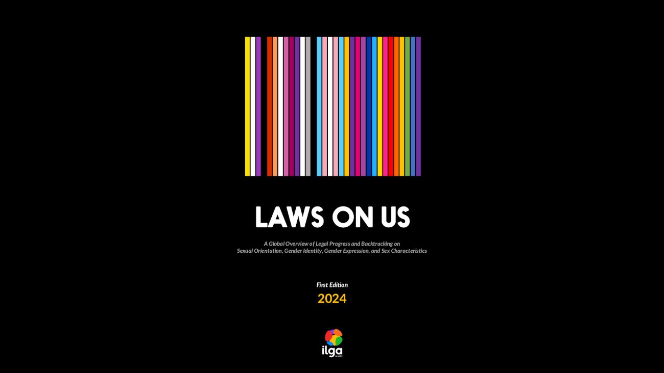 couverture du rapport Ilga World « Laws on us »