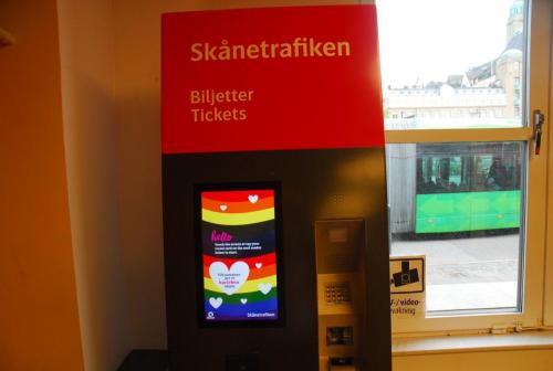 Billets de train arc-en-ciel